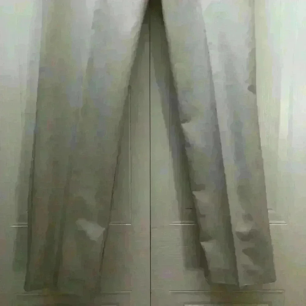 Adidas Beige Golf Pants  Stretch Flat Front Athleisure Active Wear - Picture 4 of 8